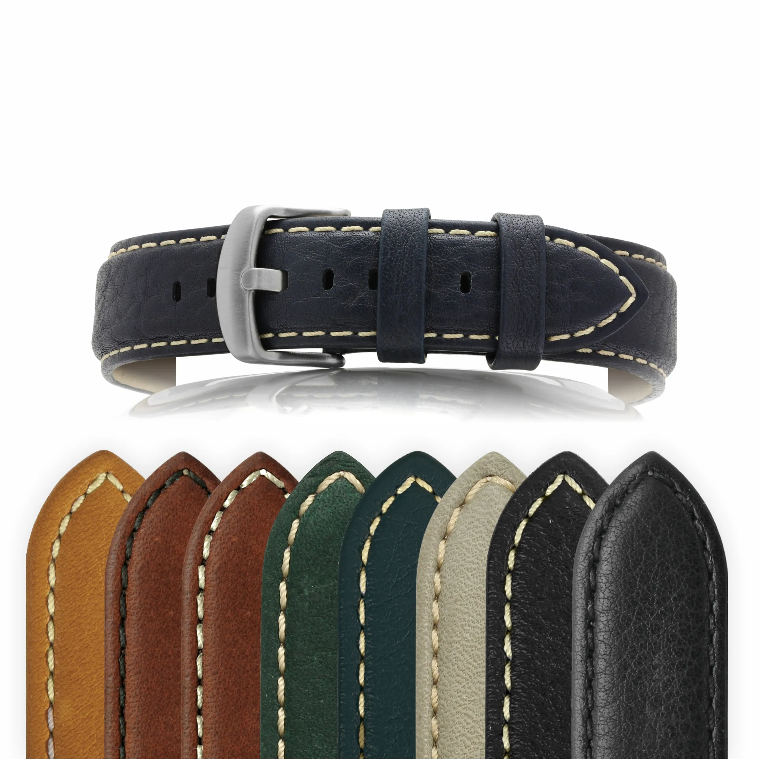 552 AVIATOR Ремешок из натуральной кожи быка