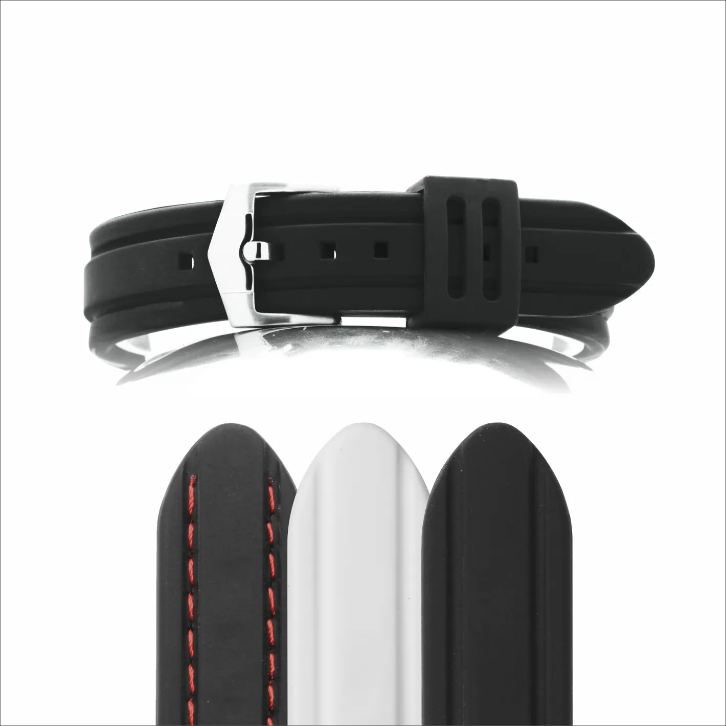 809 MALIBU Рельефный ремешок из силикона